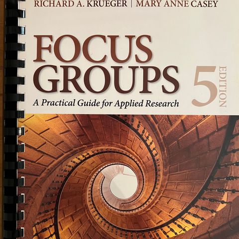 Focus Groups: A Practical Guide for Applied Research