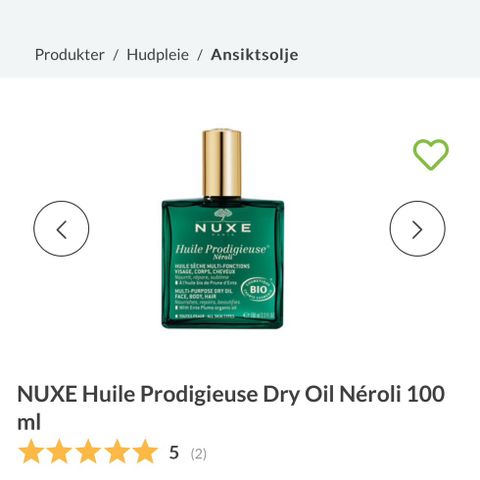 NUXE Huile Prodigieuse Dry Oil Néroli 100 ml