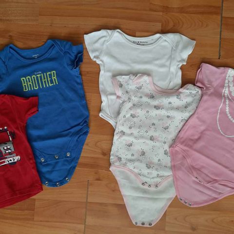 Mix of baby clothes