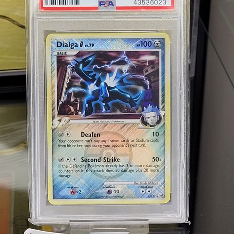 PSA 10 DIALGA G Cross-Hatch League Promo 7/127 PLATINUM