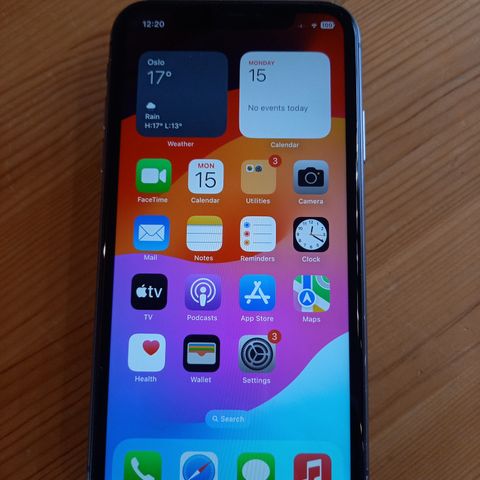 iPhone 11 svart 64gb