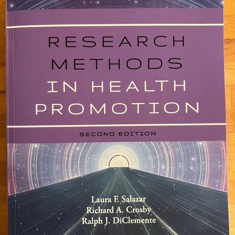 Research methods in heath promotion