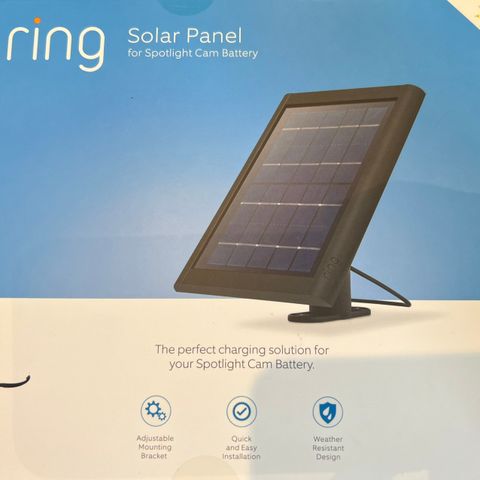 Ring Spotlight solar panel