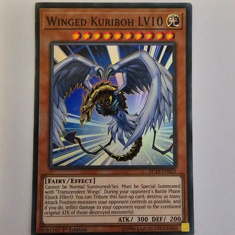 Winged Kuriboh LV10 - yu gi oh kort