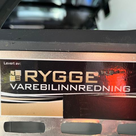 Varebilinnredning