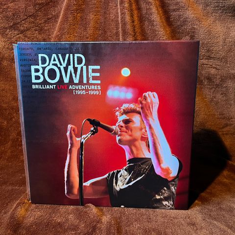 David Bowie Brilliant Live Adventure komplett vinyl boks