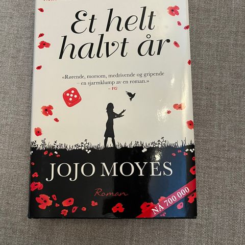 Et helt halvt år - Jojo Moyes. Innbundet