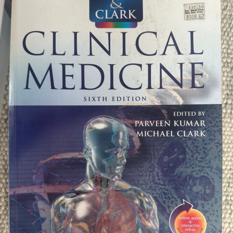 Medisinsk faglitteratur - clinical medicine 6th edition