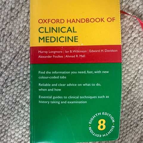 Oxford handbook of clinical medicine 8th edition