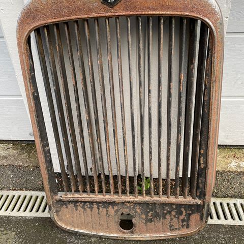 Radiatorgrill Hudson Essex Super six- veteranbil