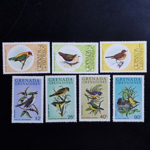 Grenada 1980 - Fugler - 6 frimerker sett