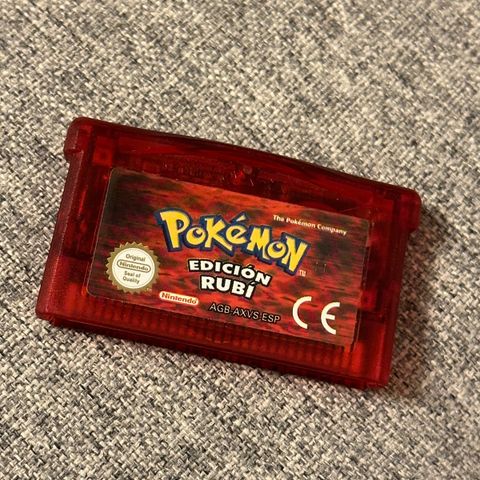 Pokemon Ruby - spansk utgave/språk