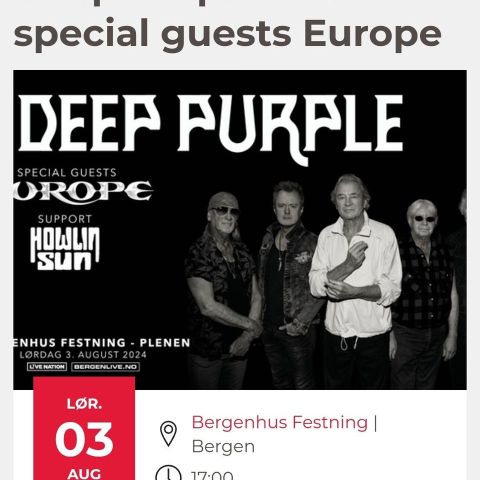 Deep purple / Europe