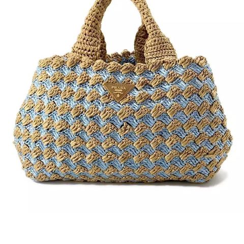 Prada Raffia tote