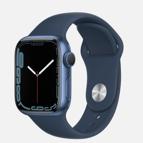 Som ny Apple Watch Series 7 Alu Blue Abyss 45mm