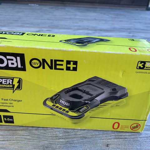 Ryobi super fast charger (5Ah)