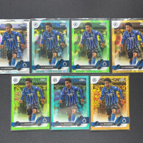 Tajon Buchanan topps chrome 22/23 (club brugge)