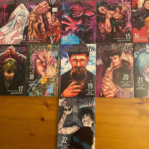 Jujutsu kaisen manga Volume 12-22