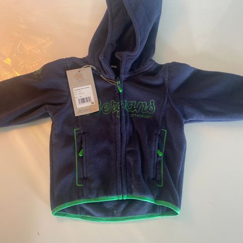 Bergans Fleece jakke str 80