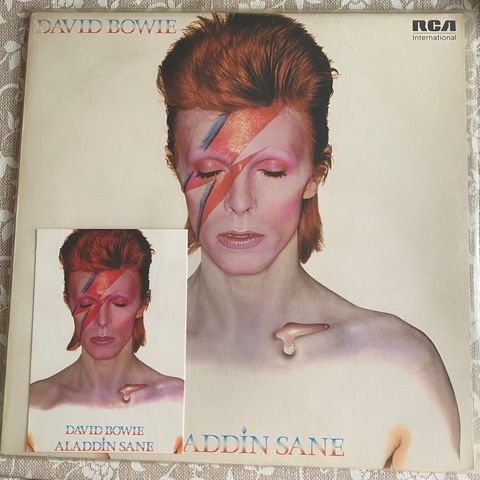 David Bowie - Aladdin Sane m/postkort LP/Vinyl