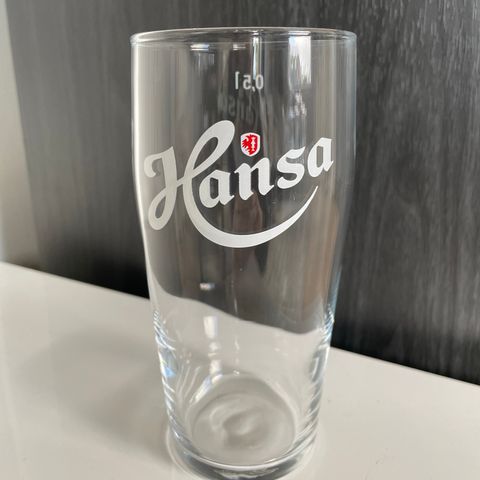 Hansa 0,5 ølglass