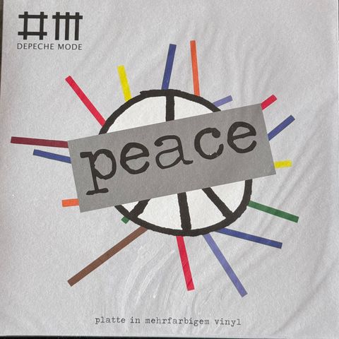 Depeche Mode – Peace  7" Single, Limited Edition, Numbered, Grey