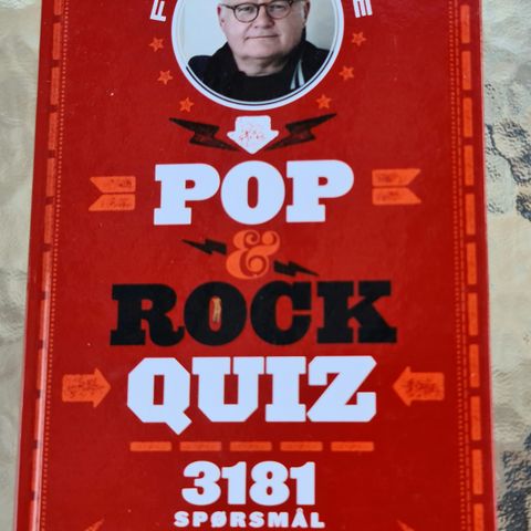 Pop & Rock Quiz Finn Bjelke fra 2016. Som Ny