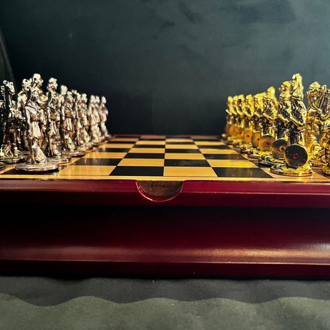 Vintage sjakkbrett