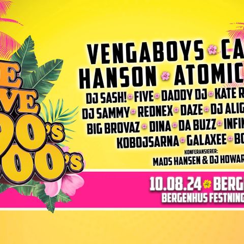 1.stk billett We love the 90's & 2000s Stavanger 09.08.2024