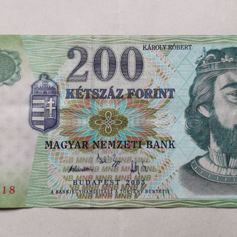 200 Ungerske Forint. 2005