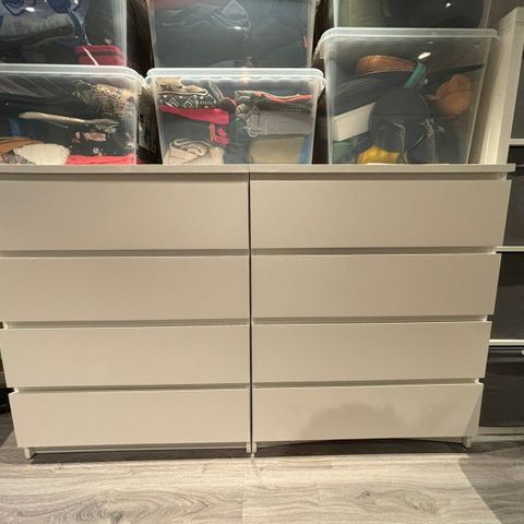 2 x kommode fra IKEA