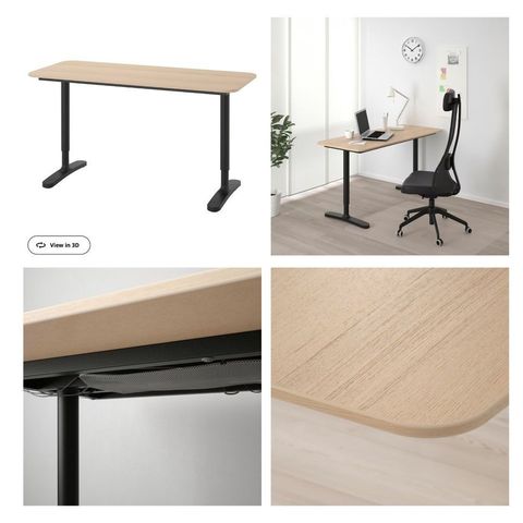 Ikea Bekant skrivebord 60x140cm