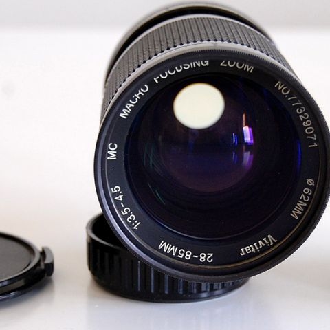 Vivitar  28-85mm/3.5-4.5  MC Micro Focussing P/K Mount,Hoya UV(O) filter ø62mm