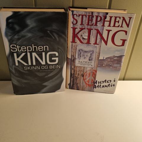 Stephen King.  Innbundet bøker.  40 pr stk