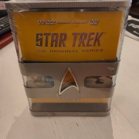 Star Trek Season 1 Paramount 1966-1967 Combo HD DVD-DVD Forseglet samleobjekt