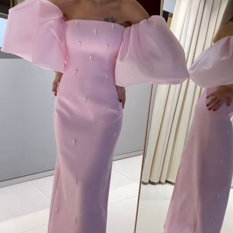 Ballkjole cocktail kjole rosa kjole