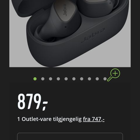 Jabra Elite 3 trådløse in-ear hodetelefoner