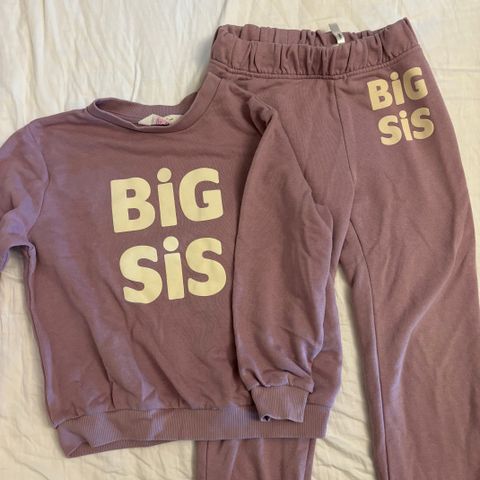 Big sis joggesett str 116