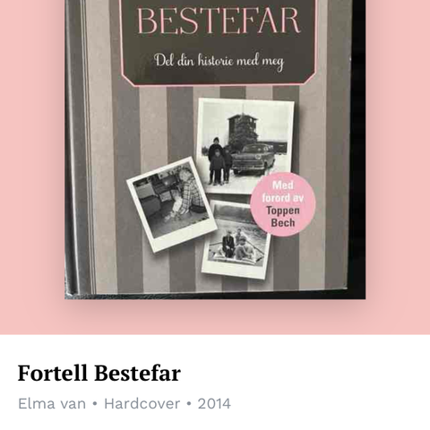 Fortell bestefar bok