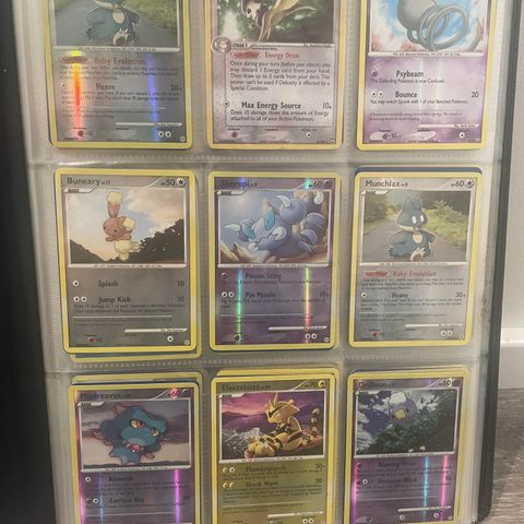 Pokemon Album 18 fulle sider (3 sider reverse holo)