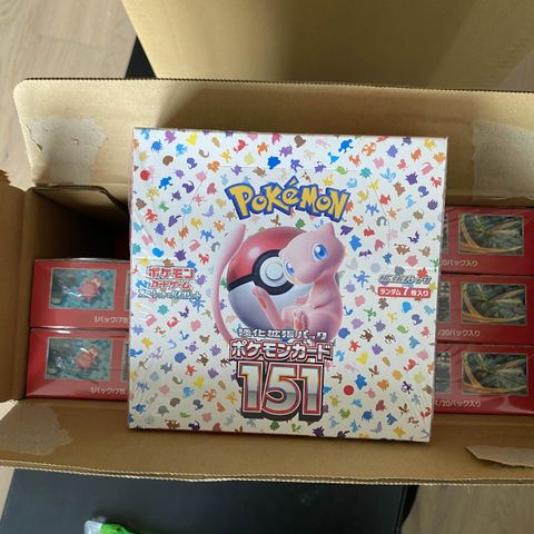 Pokemon 151 japansk booster boks sealed