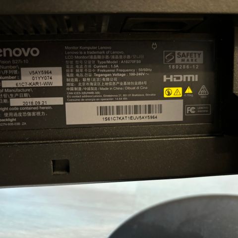 Lenovo Thinkvision S27i-10