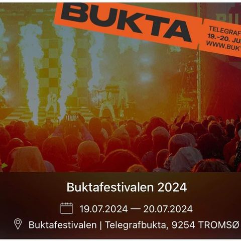Helgepass festival Bukta 2024