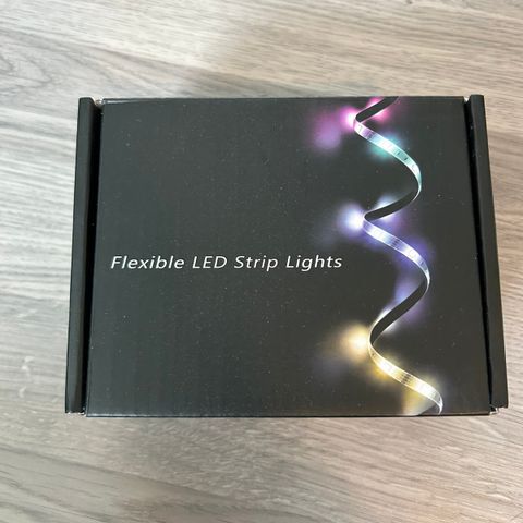 LED stripe lys med kontroller 5meter