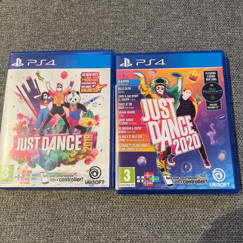 Just dance 2019 og 2020 til PS4