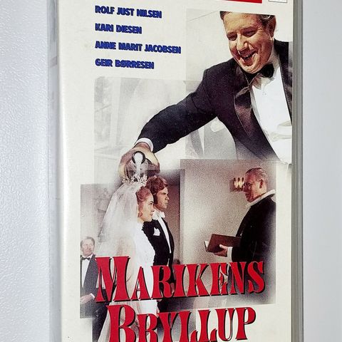 VHS SMALL BOX.NORSKE KLASSIKERE.MARIKENS BRYLLUP 1972.