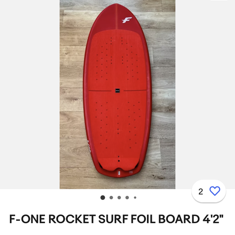 F-ONE ROCKET SURF FOIL BOARD 4'2"