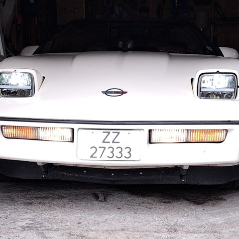 C4 corvette  led front lys