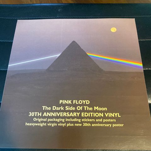 Pink Floyd ** Dark Side Of The Moon ** LP ** Jubileumsutgave