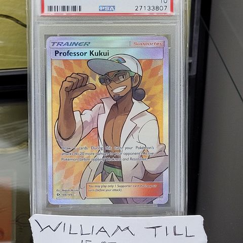 PSA 10 - Professor Kukui 148/149 fra Sun and Moon